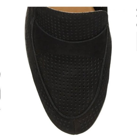 Corso Como Carlynee Black Perforated Leather Loafer Sizes 8 & 9 - Picture 5 of 10